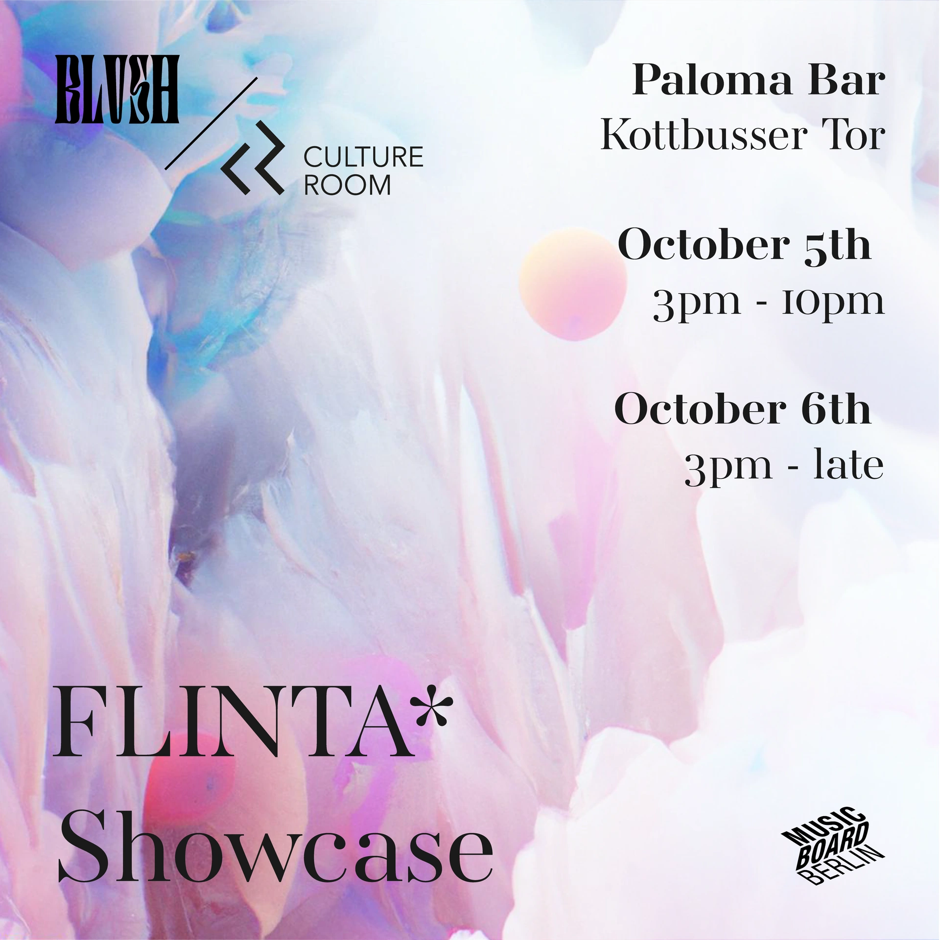 Poster - BLVSH x CULTURE ROOM